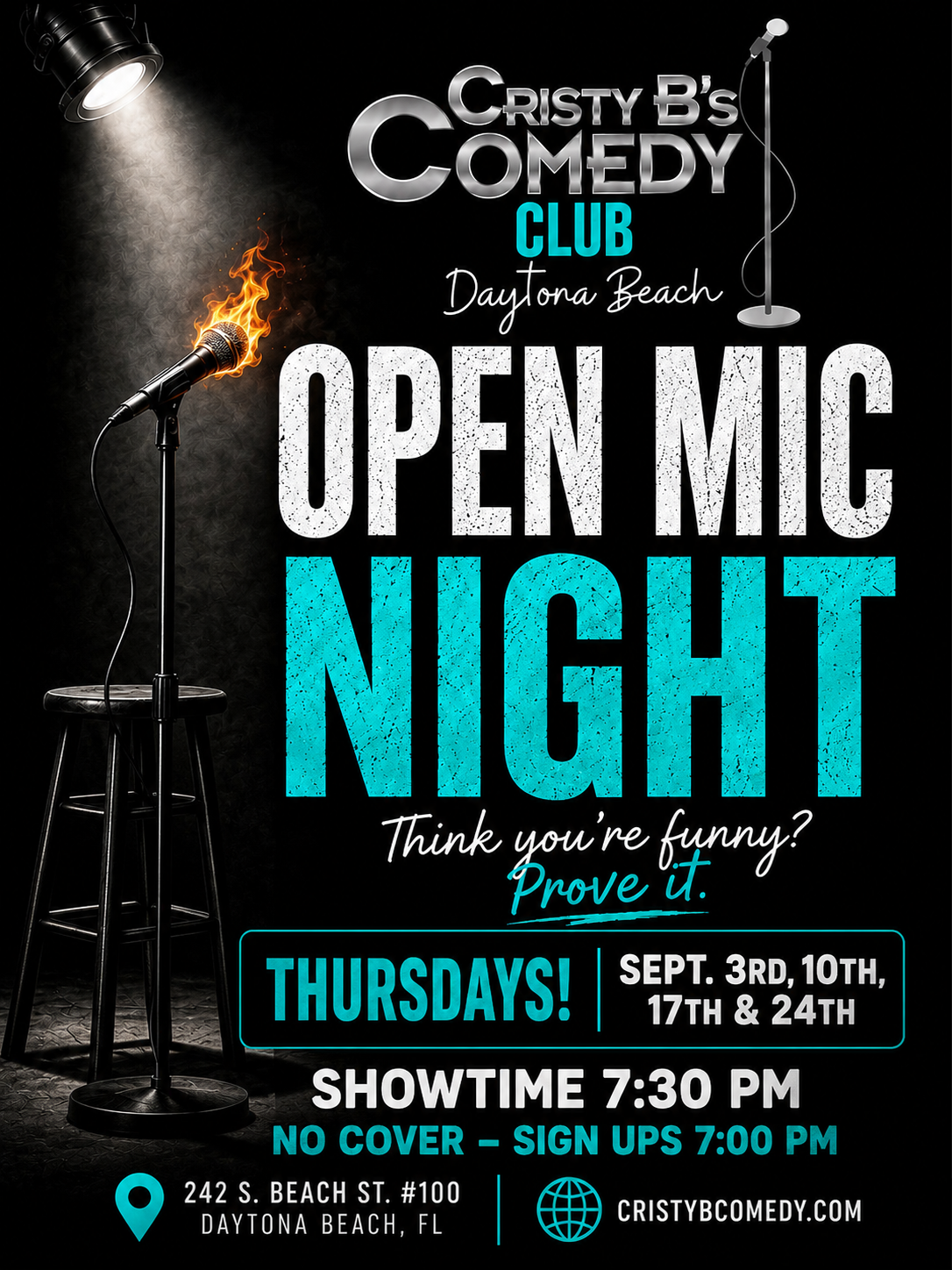 Open Mic Night at Cristy B's Comedy Club