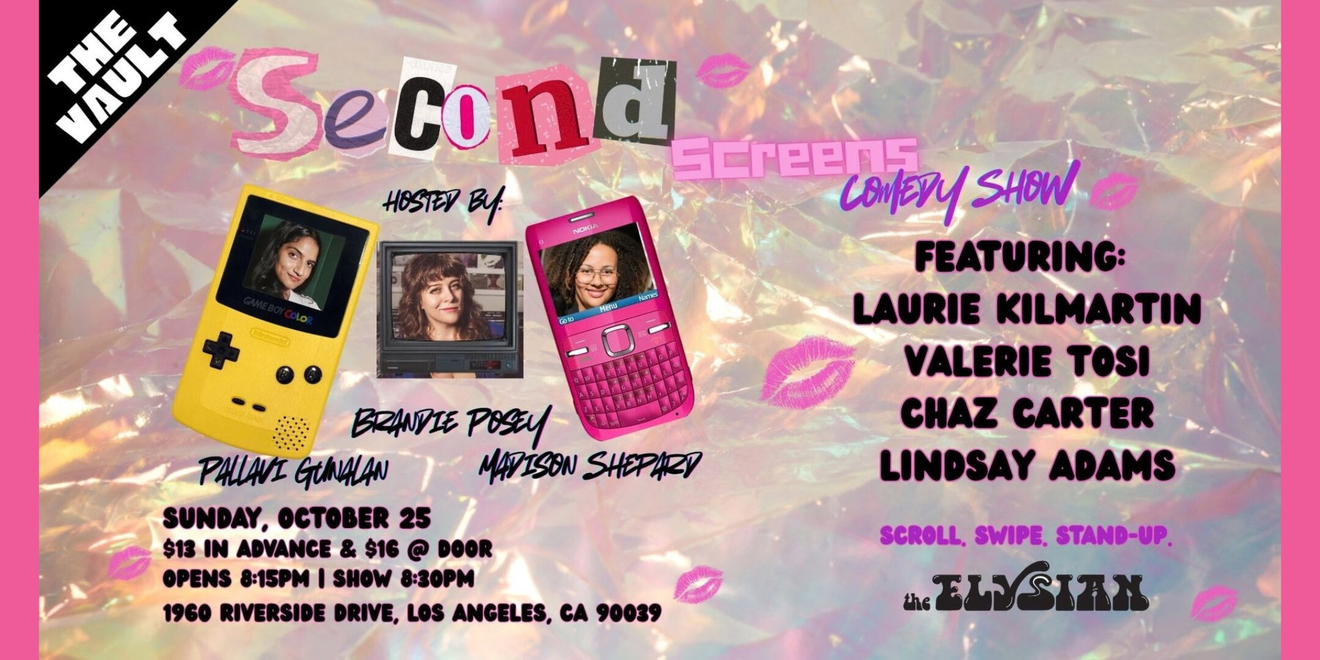 Second Screens Comedy at The Elysian Theater