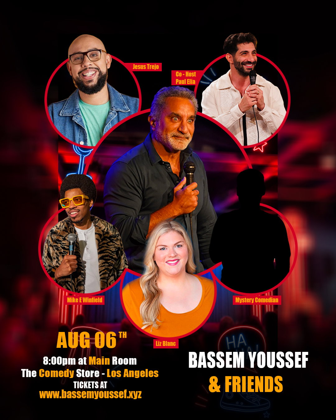 Bassem Youssef & Friends at The Comedy Store