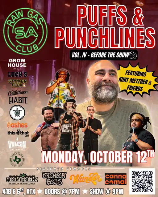 Puffs & Punchlines at Vulcan Gas Company