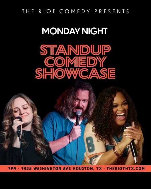 Monday Night Standup Comedy Showcase at The Riot Comedy Club