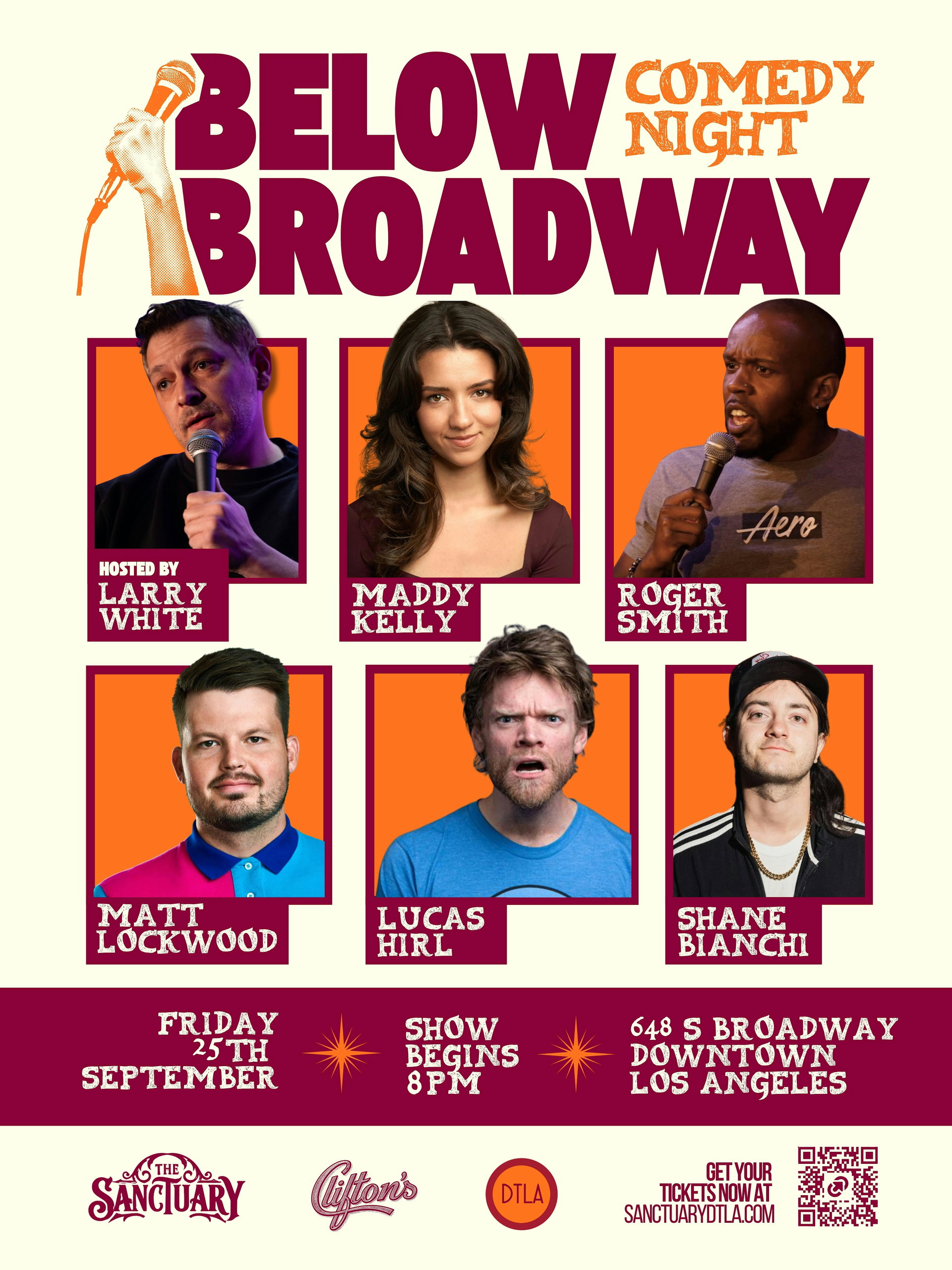 Comedy Night at Clifton's at Sanctuary DTLA