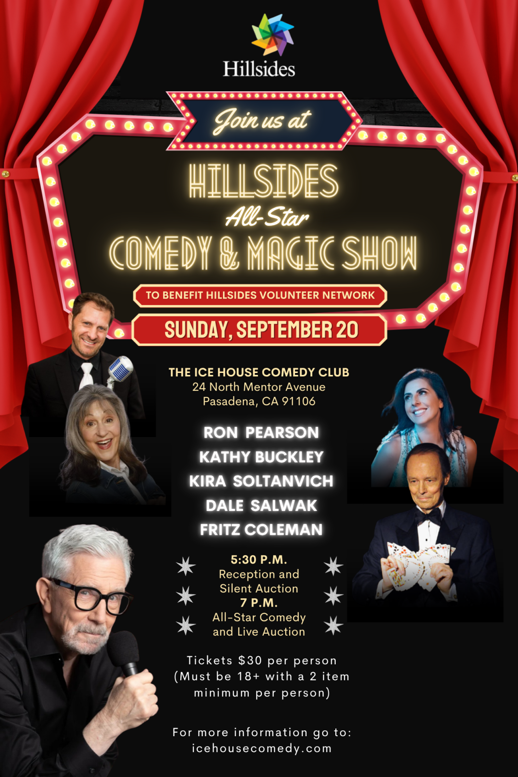 Hillsides' All-Star Comedy Show at The Ice House