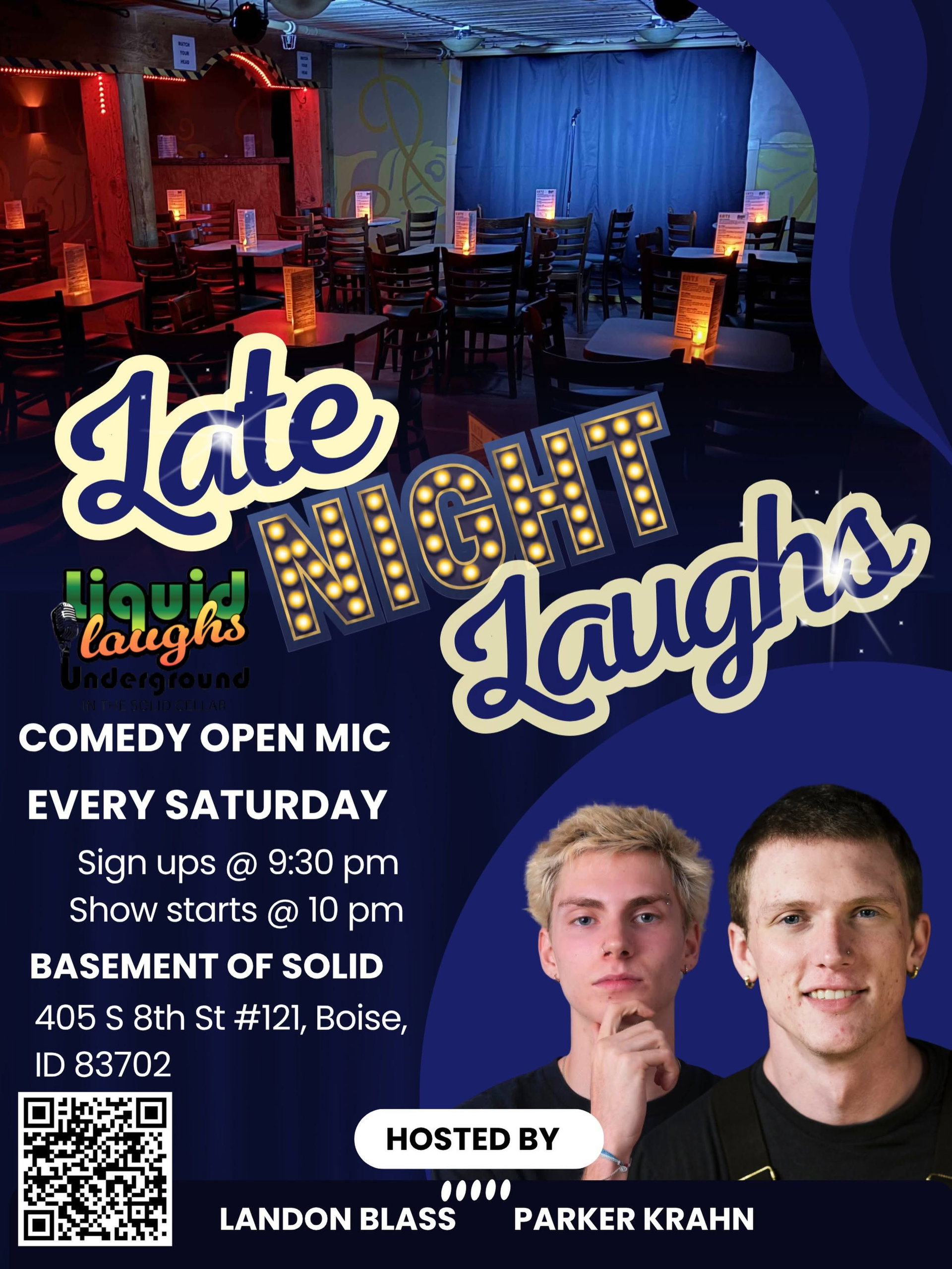 Late Night Laughs at Liquid Laughs Comedy Club