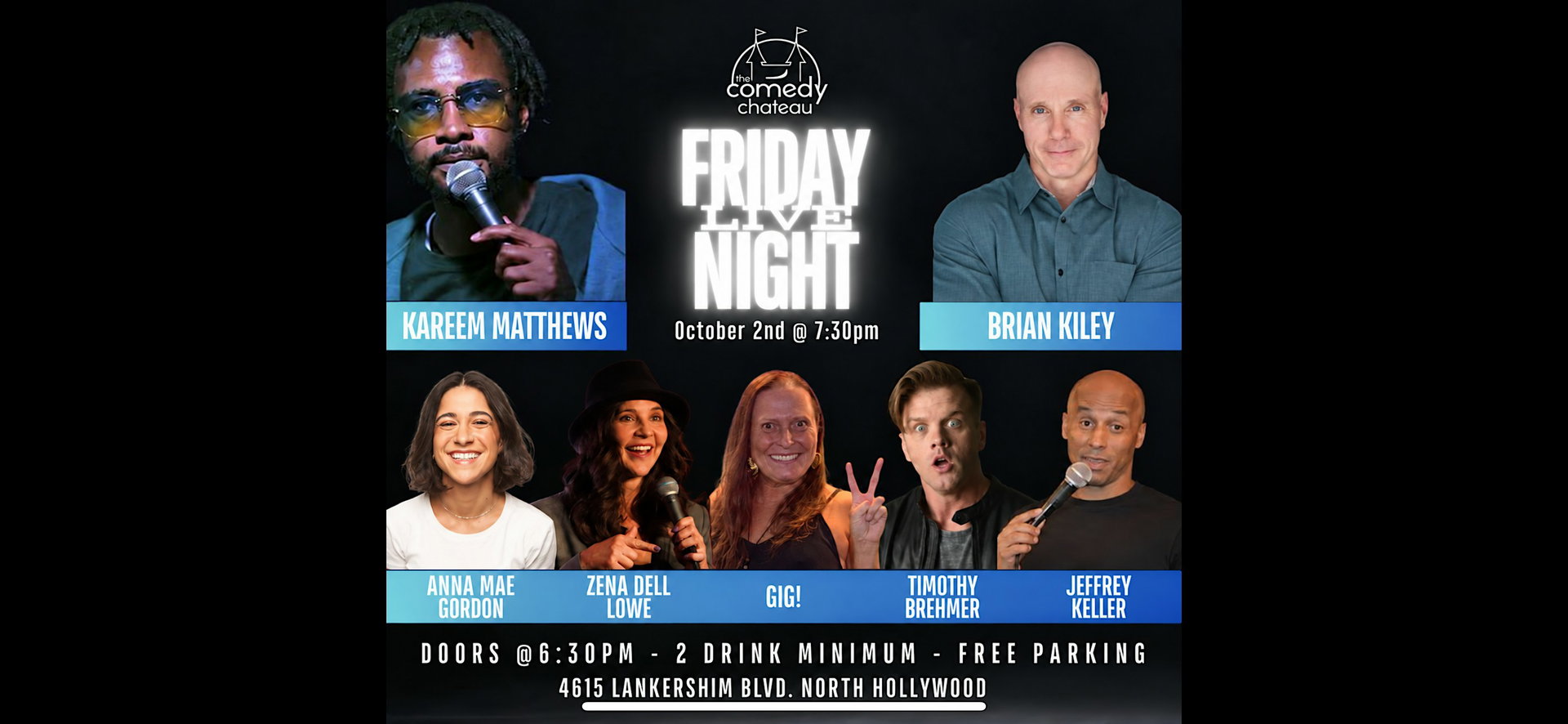Friday Night Live at The Comedy Chateau