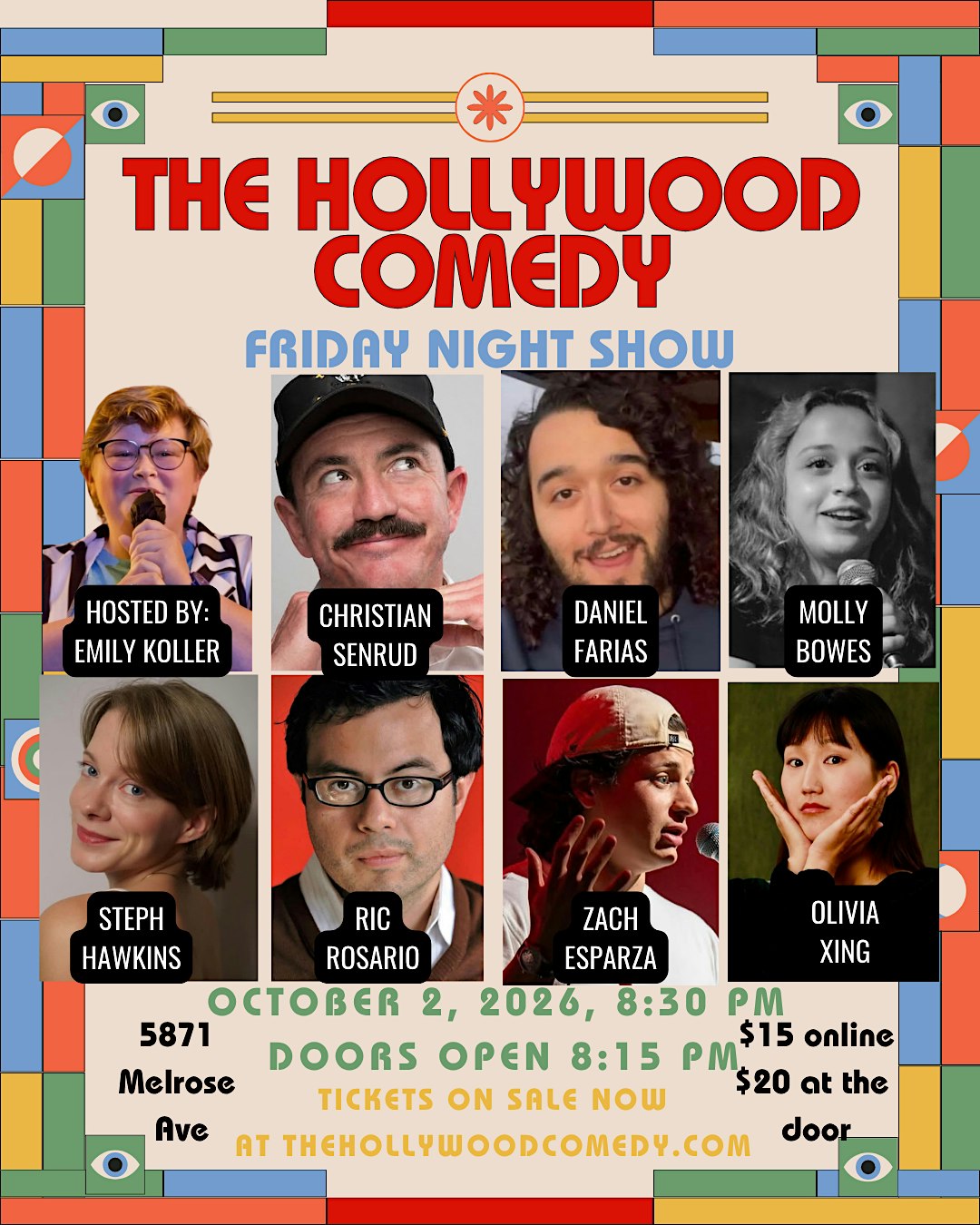The Hollywood Comedy Friday Night Show at The Hollywood Comedy