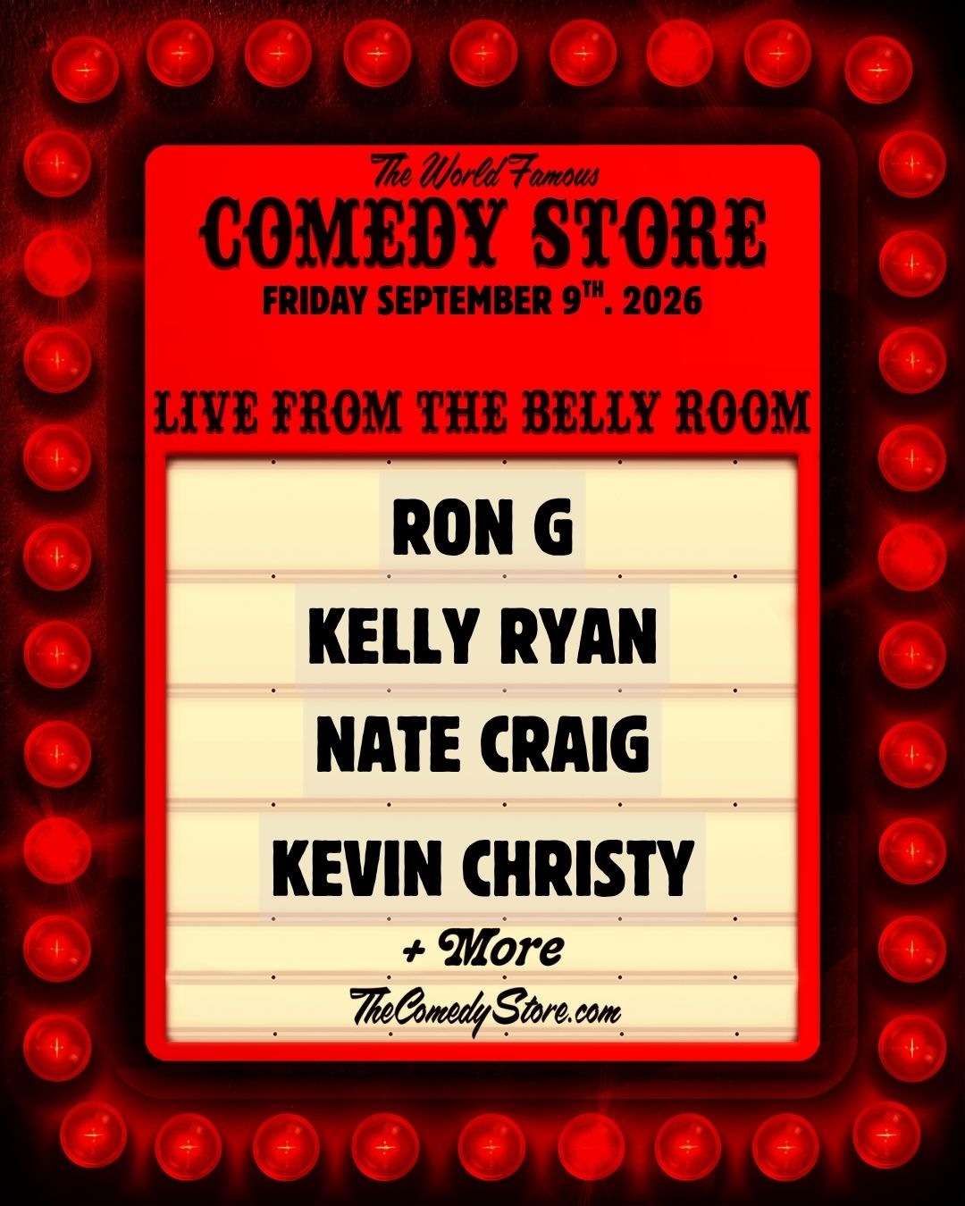 Sets from the Belly at The Comedy Store