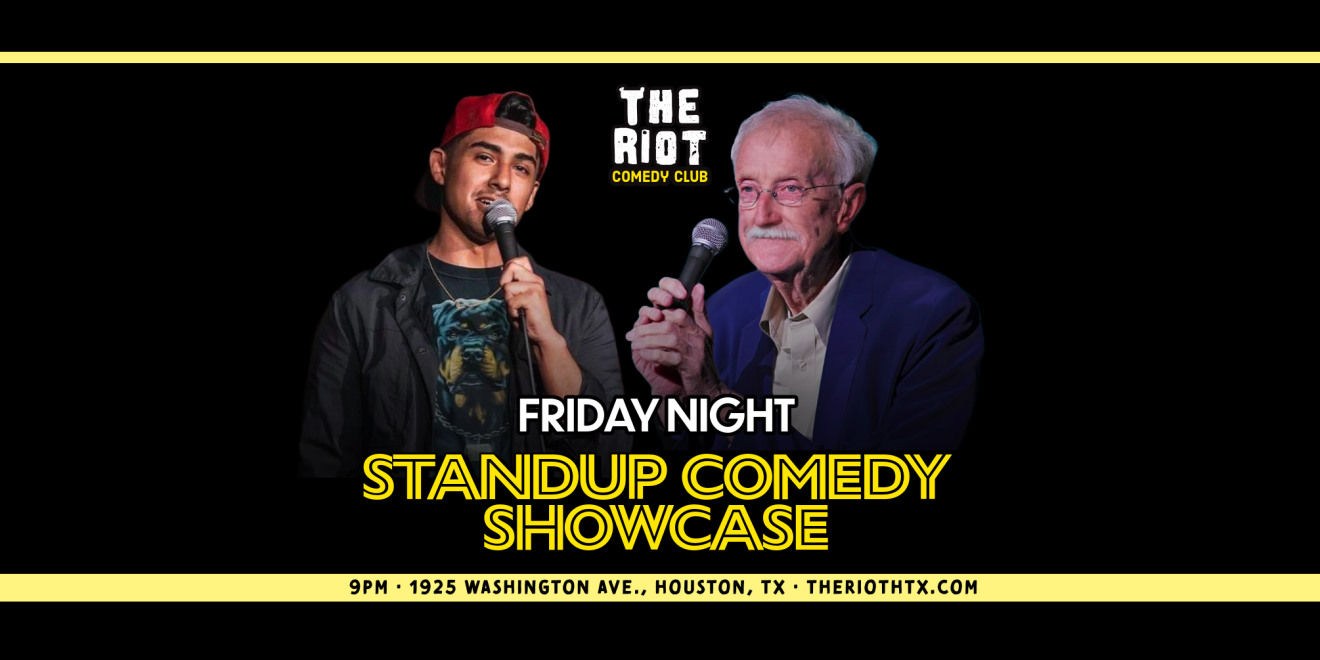 Friday Night Standup Comedy Showcase at The Riot Comedy Club