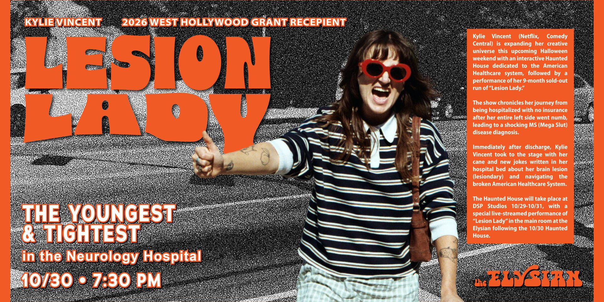 Lesion Lady Marathon at The Elysian Theater