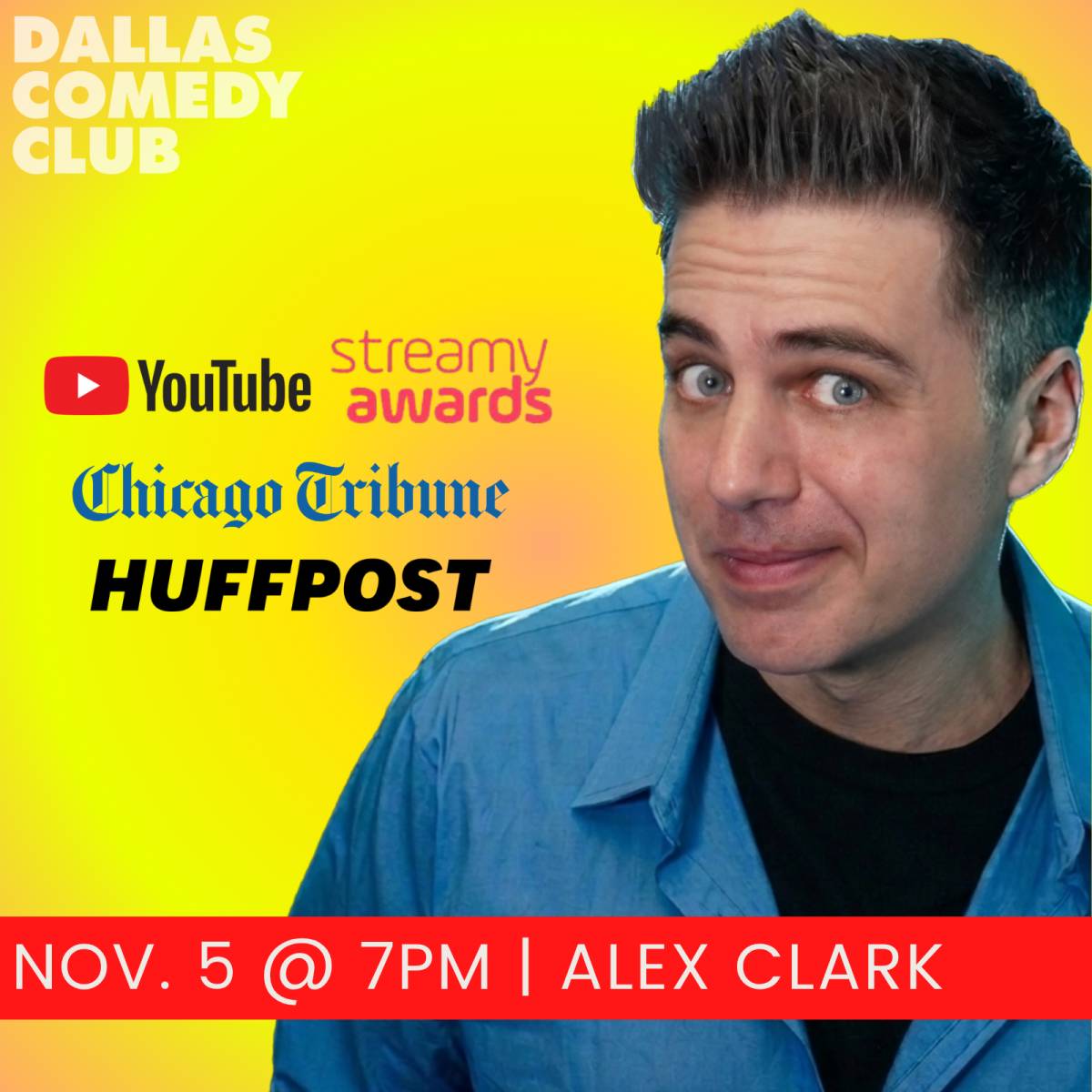 Alex Clark at Dallas Comedy Club