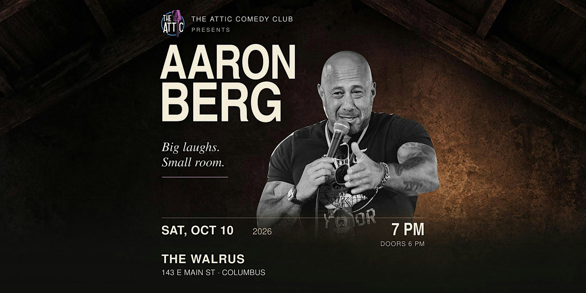 Aaron Berg at The Attic Comedy Club