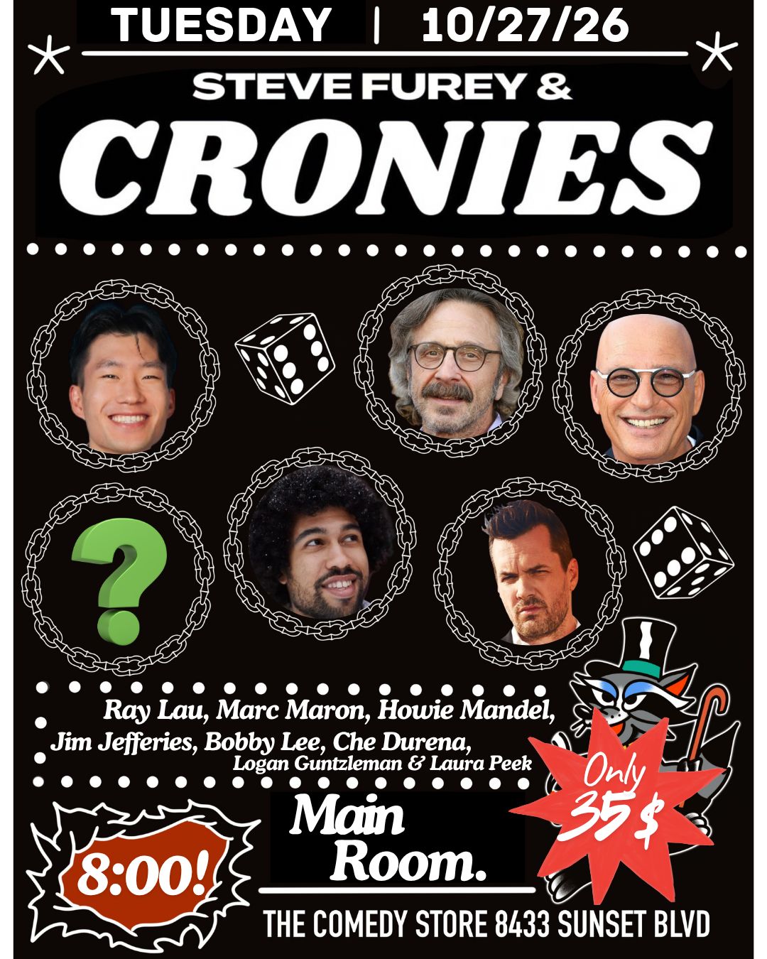 Steve Furey & Cronies at The Comedy Store