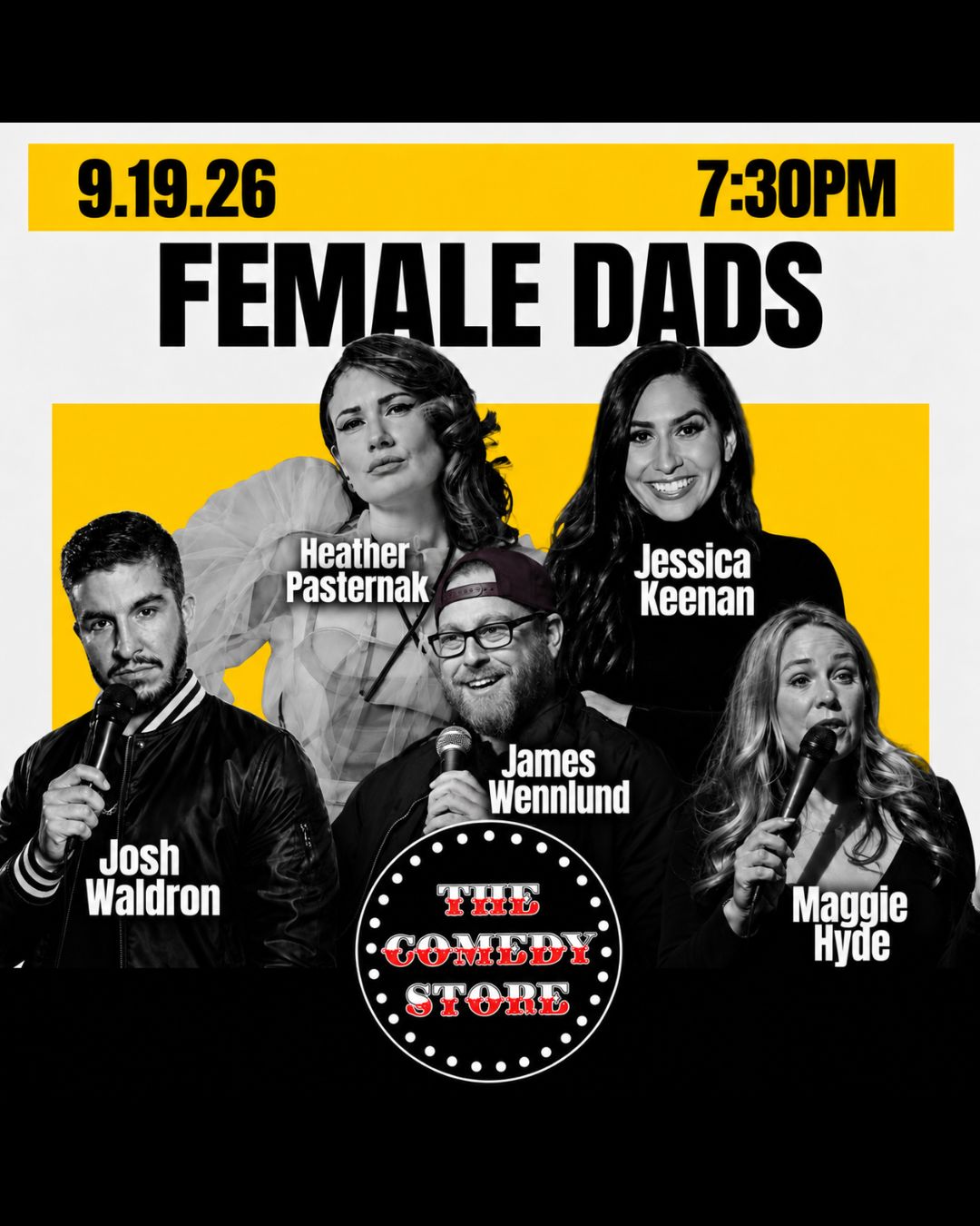 Female Dads at The Comedy Store