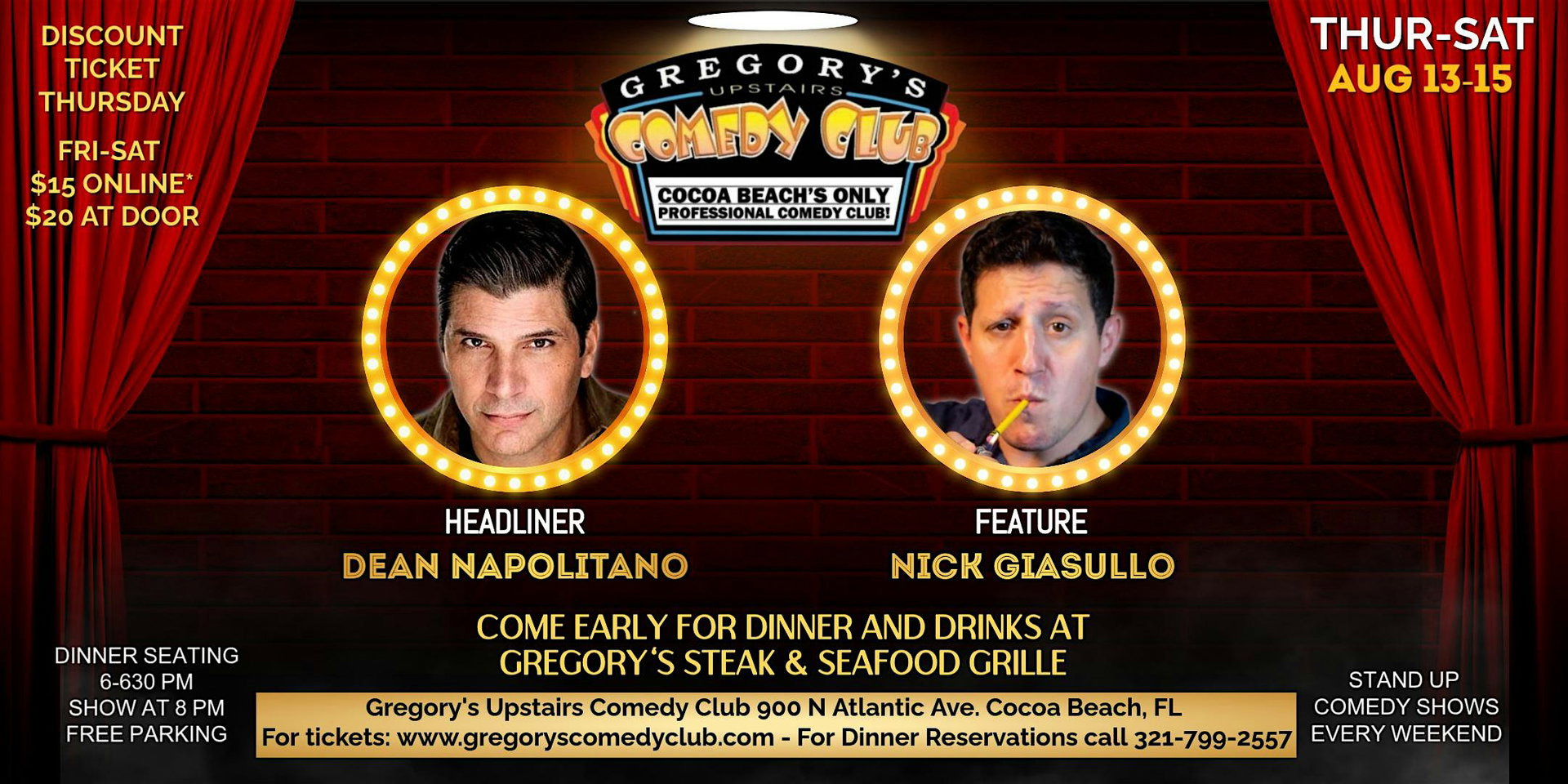 Gregory's Comedy Club at Gregory's Upstairs Comedy Club