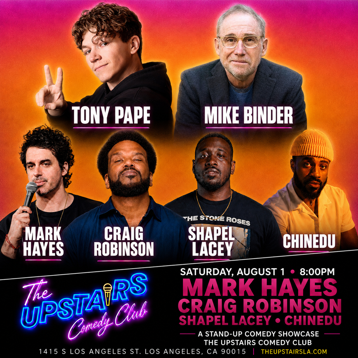 Mark Hayes & Friends at The Upstairs Comedy Club