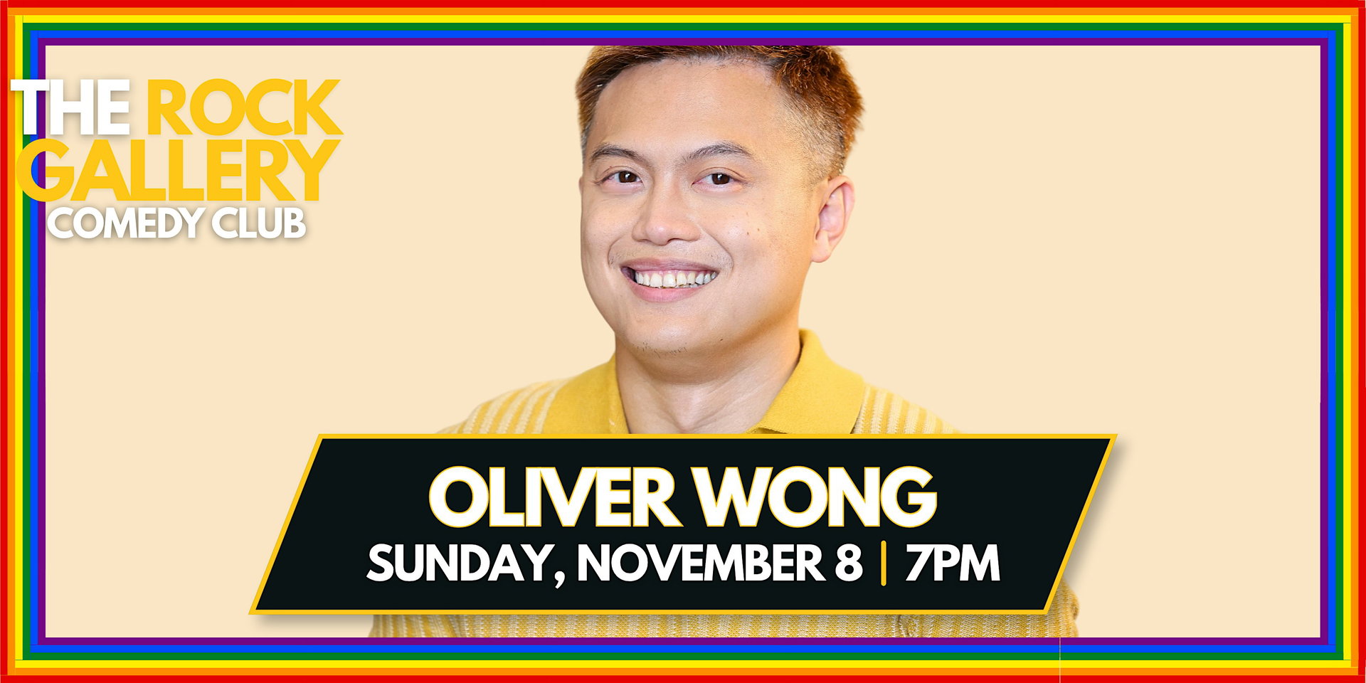 Oliver Wong Comedy Show at The Rock Gallery Comedy Club
