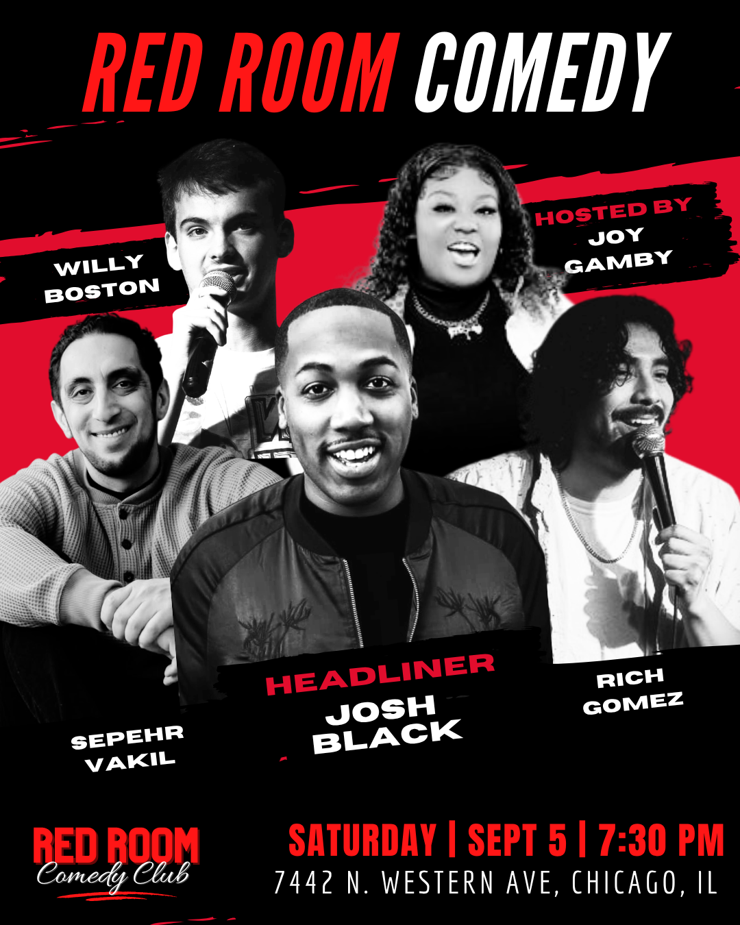 RED ROOM COMEDY at RED ROOM Comedy Club