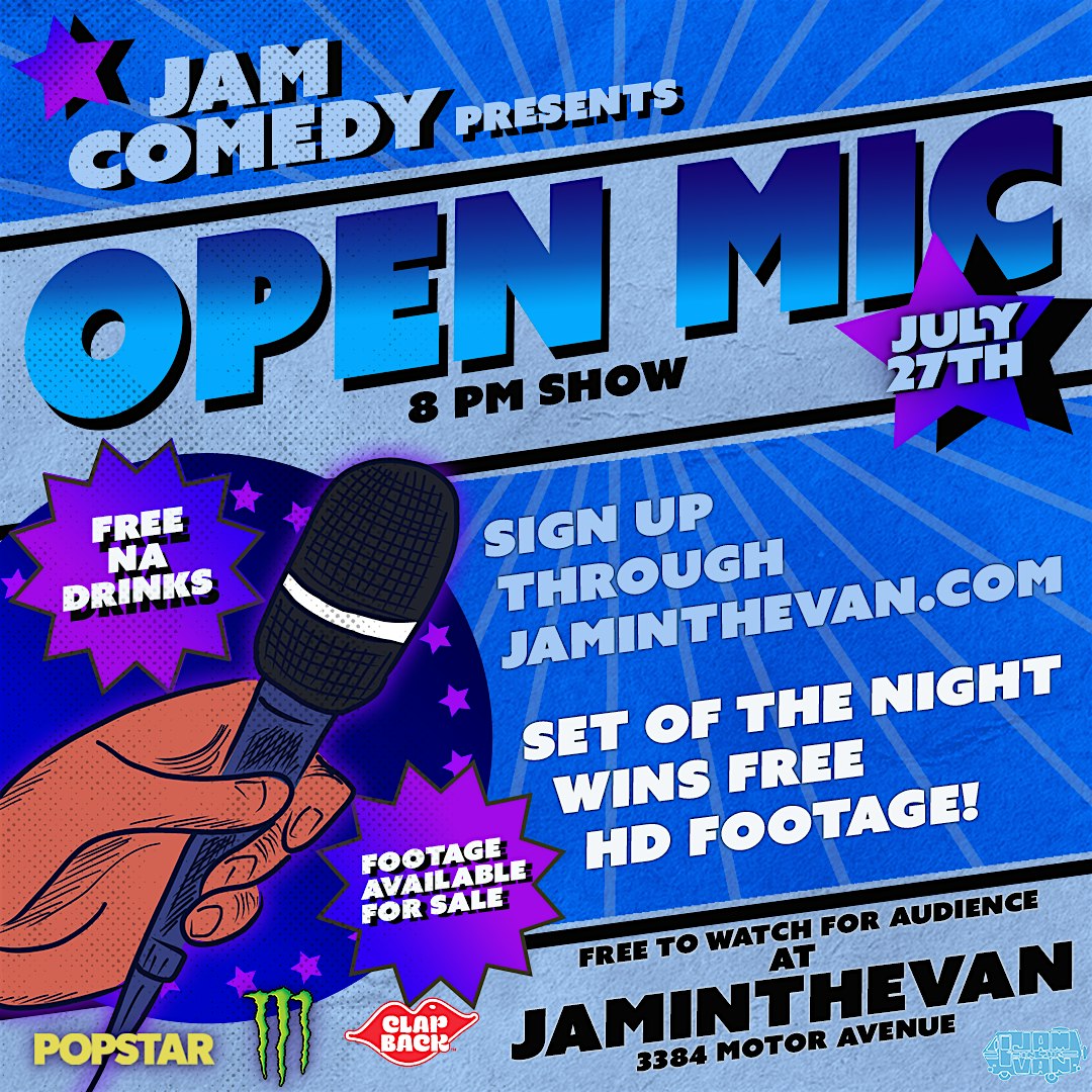 Open Mic at Jam in the Van