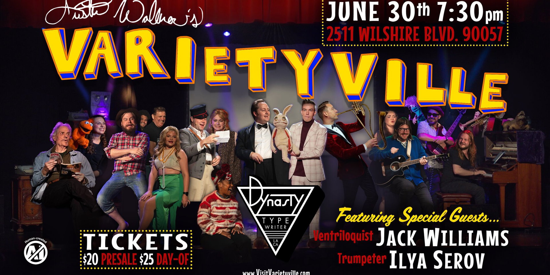 Varietyville at Dynasty Typewriter