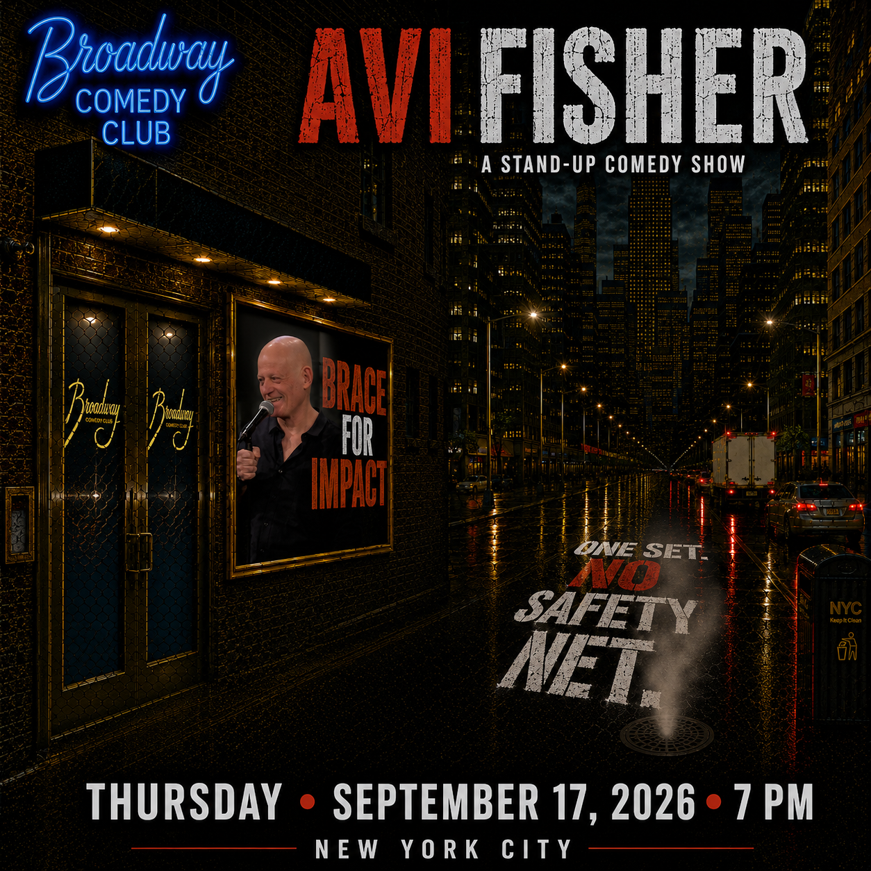 Avi Fisher at Broadway Comedy Club