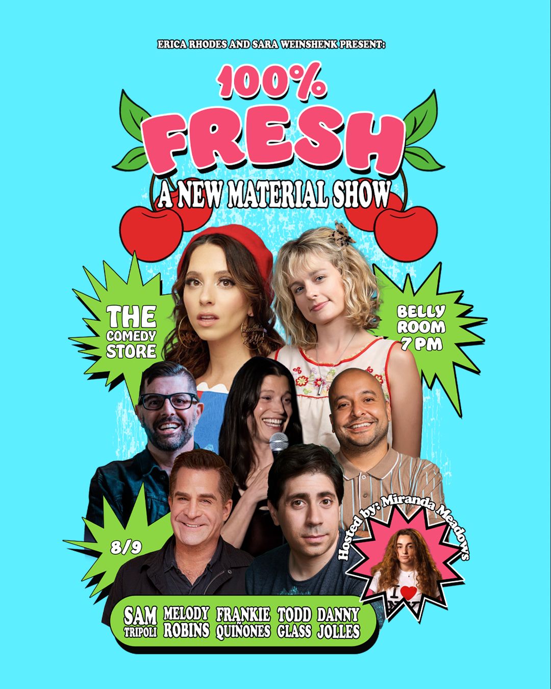 100% Fresh: A New Material Show at The Comedy Store