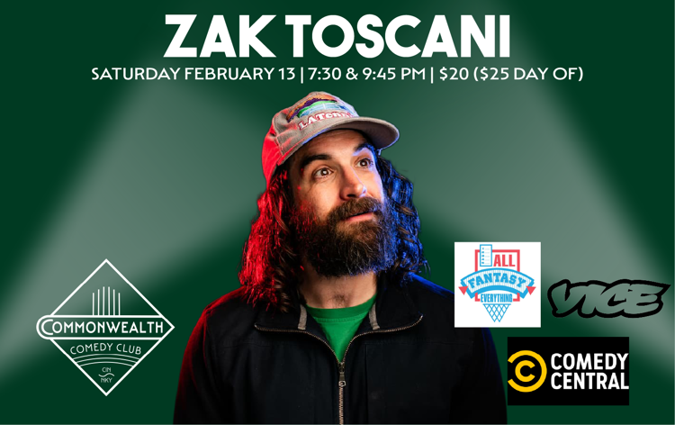 Zak Toscani at Commonwealth Comedy Club