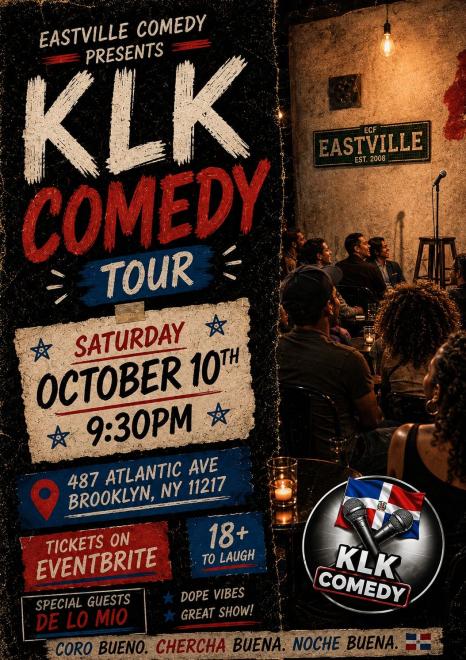 KLK Comedy Tour at Eastville Comedy Club