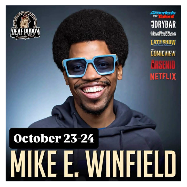 Mike E. Winfield at Deaf Puppy Comedy Club