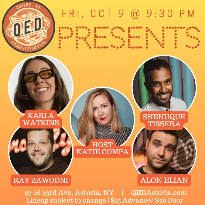 QED Presents at Q.E.D. Astoria