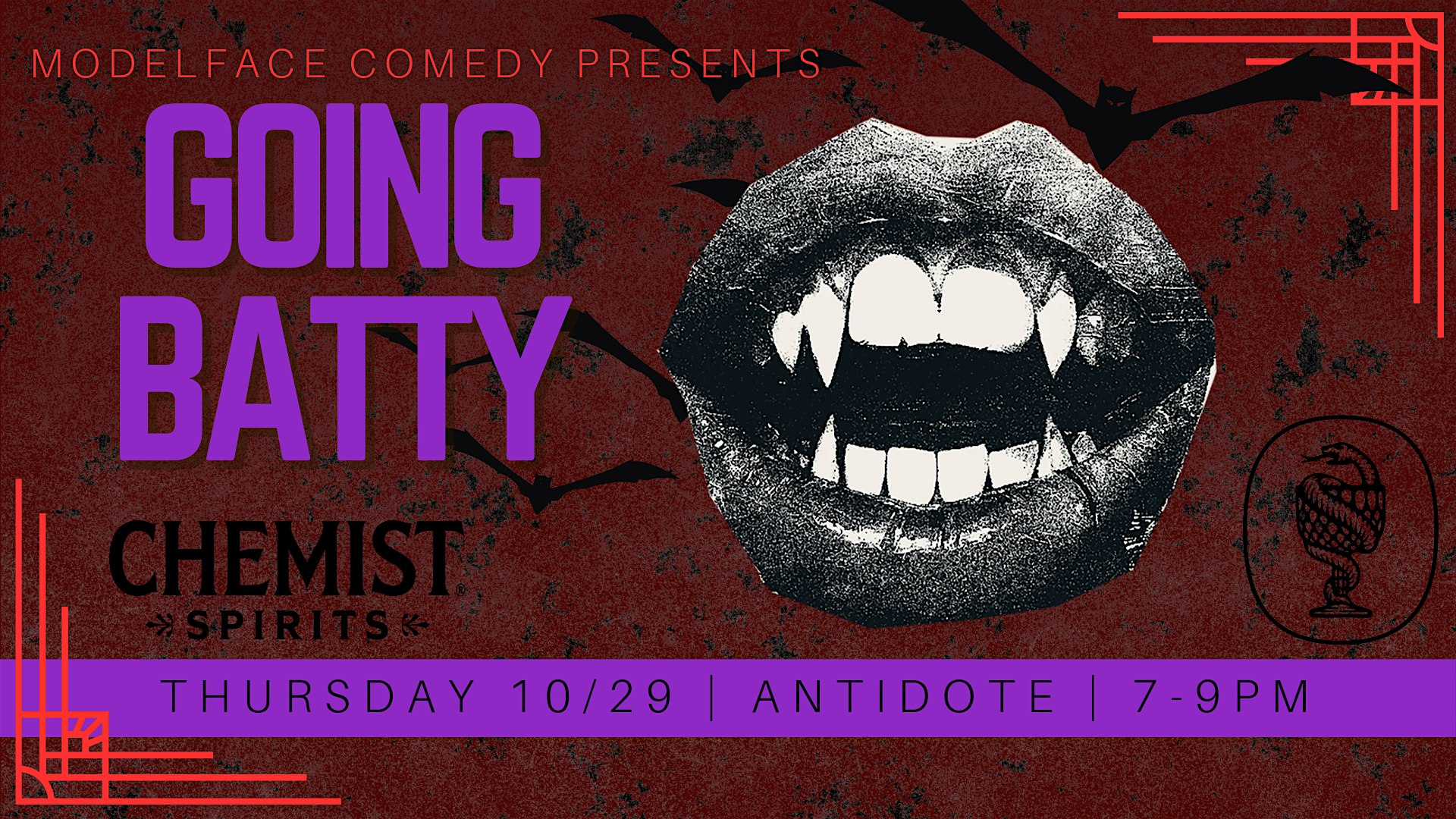 Going Batty at Modelface Comedy