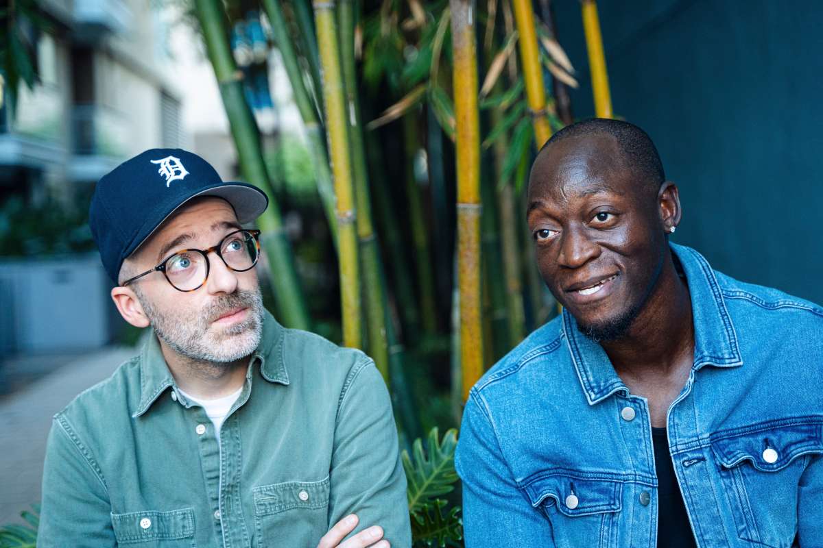 Trevor Smith and Stephen Agyei at Mark Ridley's Comedy Castle
