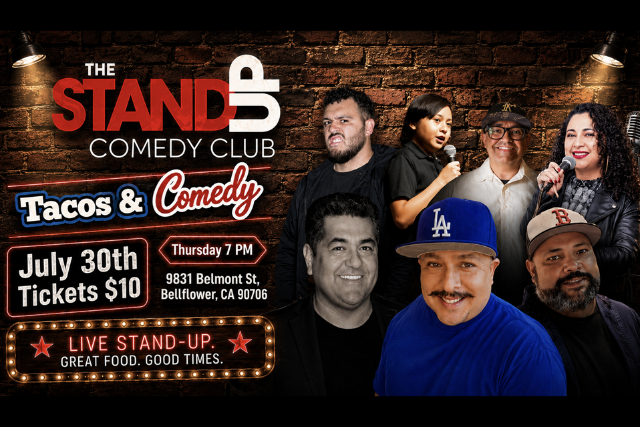 Tacos and Comedy at The Stand Up Comedy Club