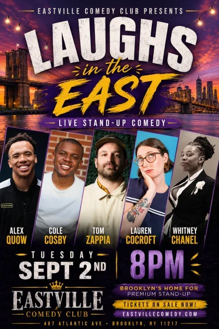Laughs in the East at Eastville Comedy Club