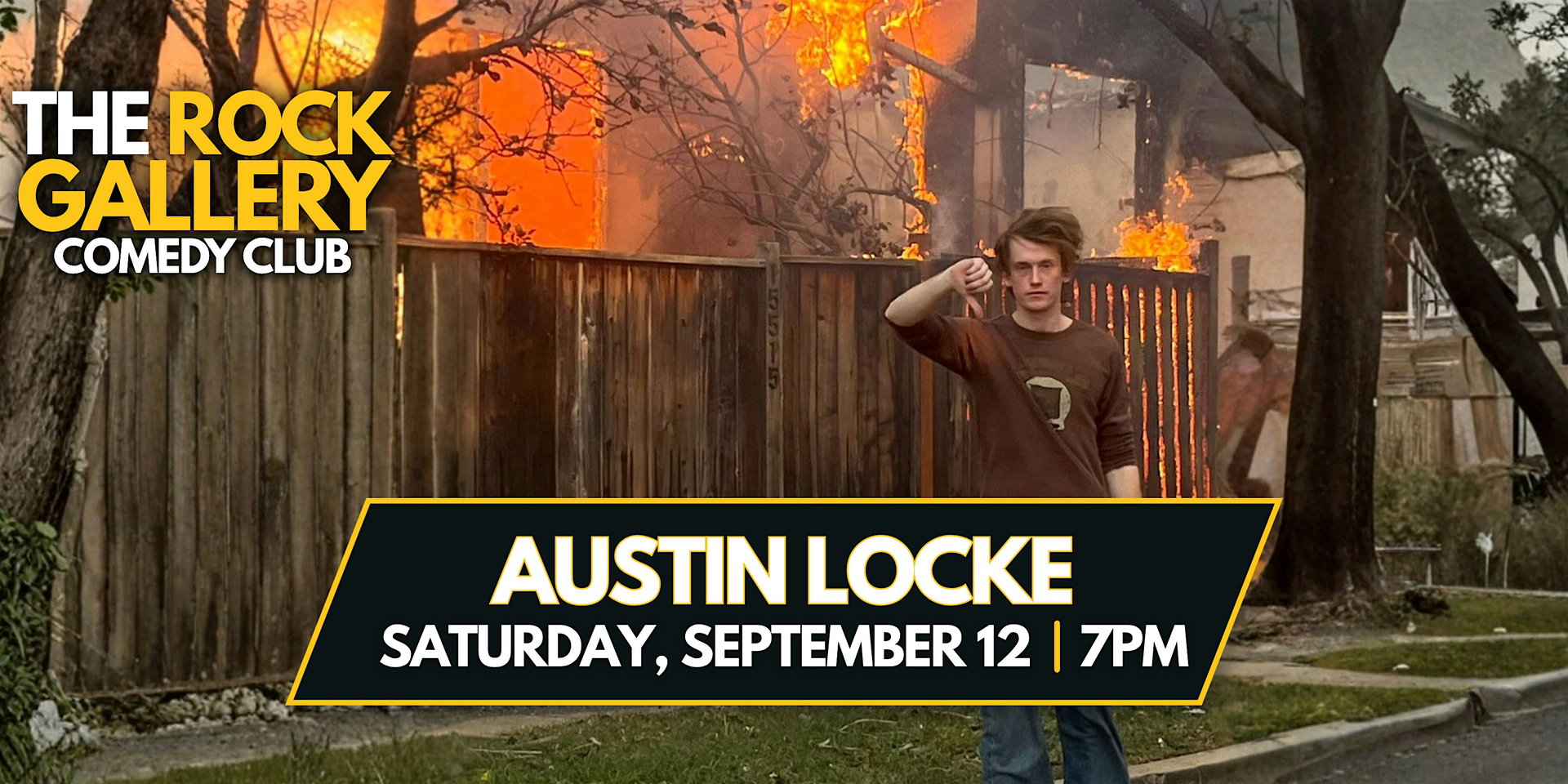 Austin Locke Comedy Show at The Rock Gallery Comedy Club