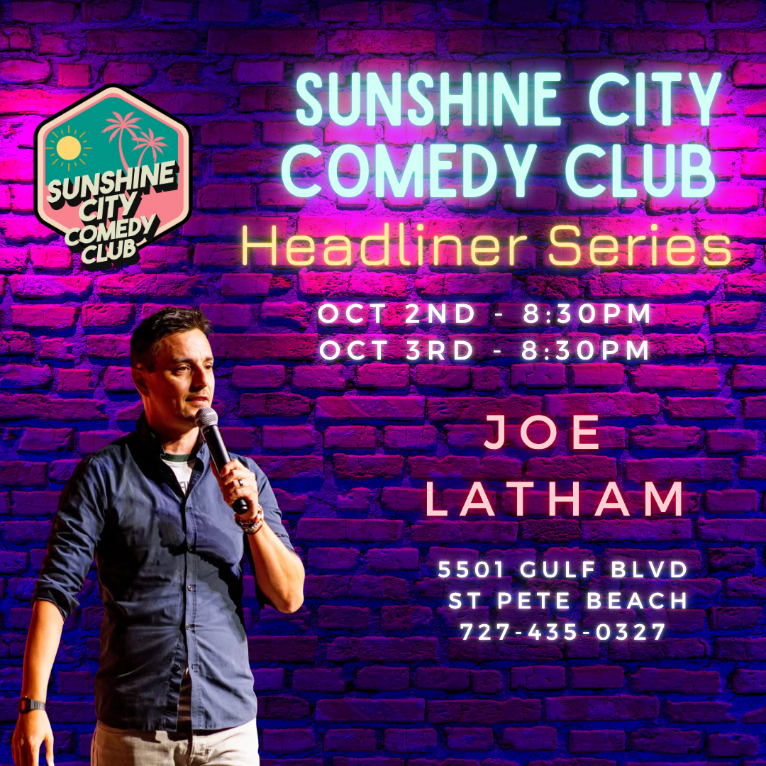 Joe Latham at Sunshine City Comedy Club
