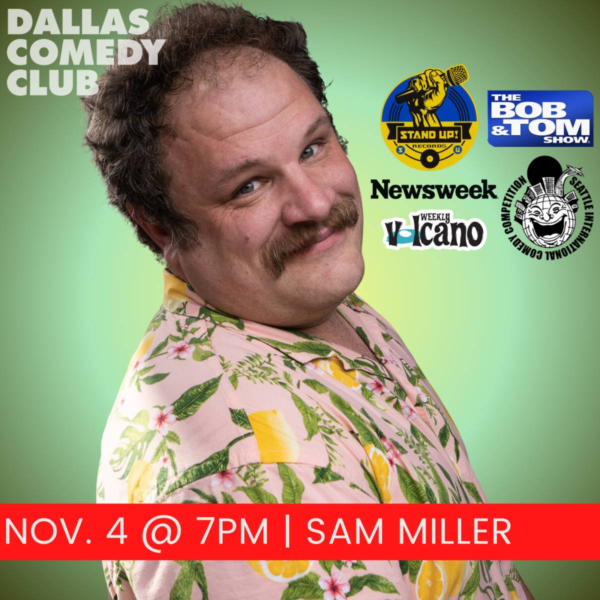 Sam Miller at Dallas Comedy Club