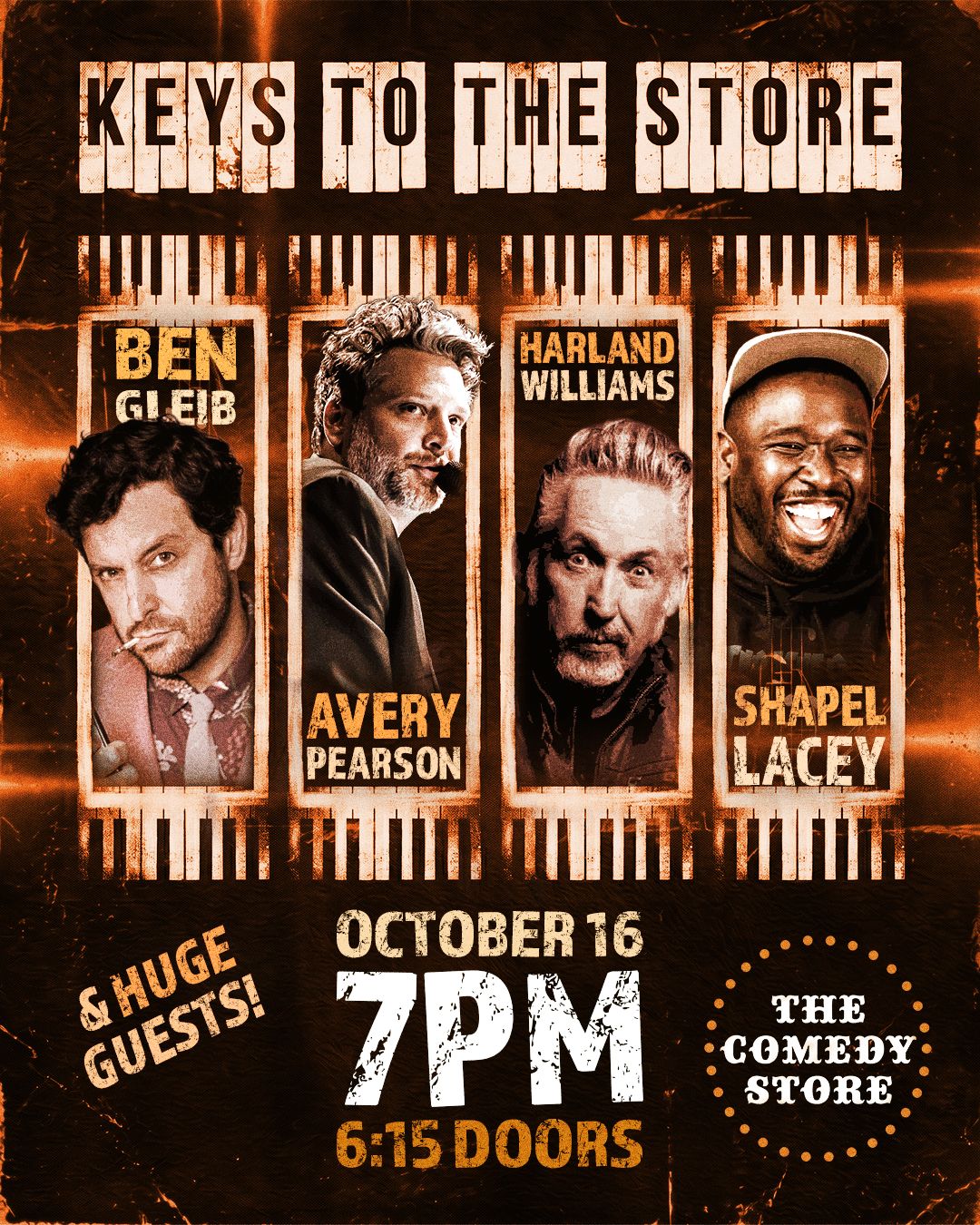 Keys to the Store at The Comedy Store