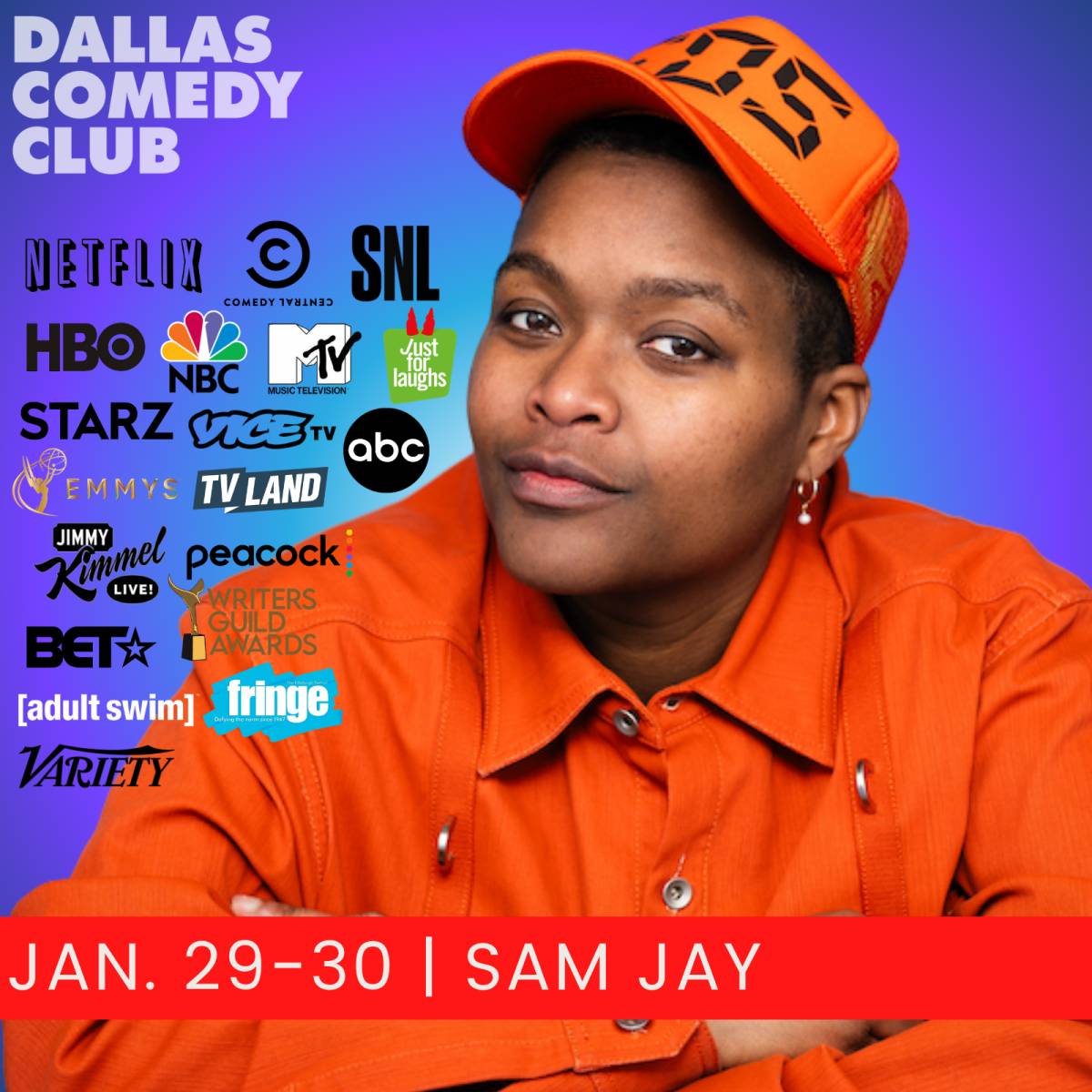 Sam Jay at Dallas Comedy Club