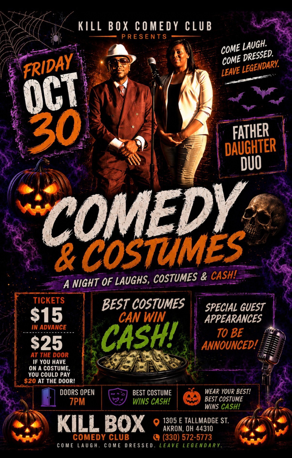 Comedy & Costumes at The KillBox Comedy Club