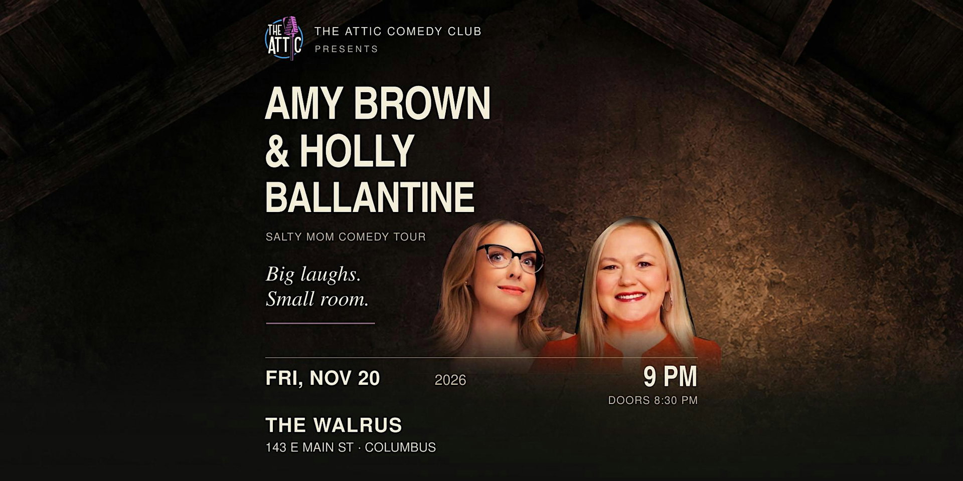 Amy Brown & Holly Ballantine at The Attic Comedy Club