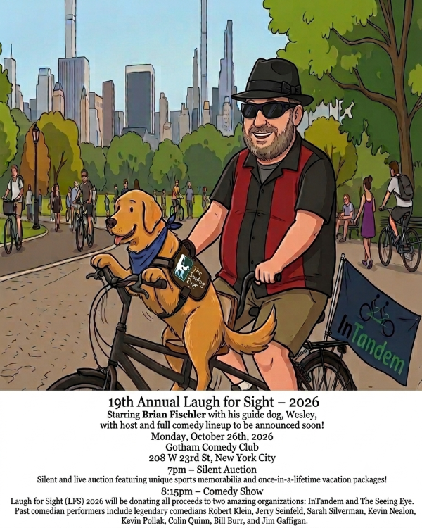 Laugh for Sight at Gotham Comedy Club