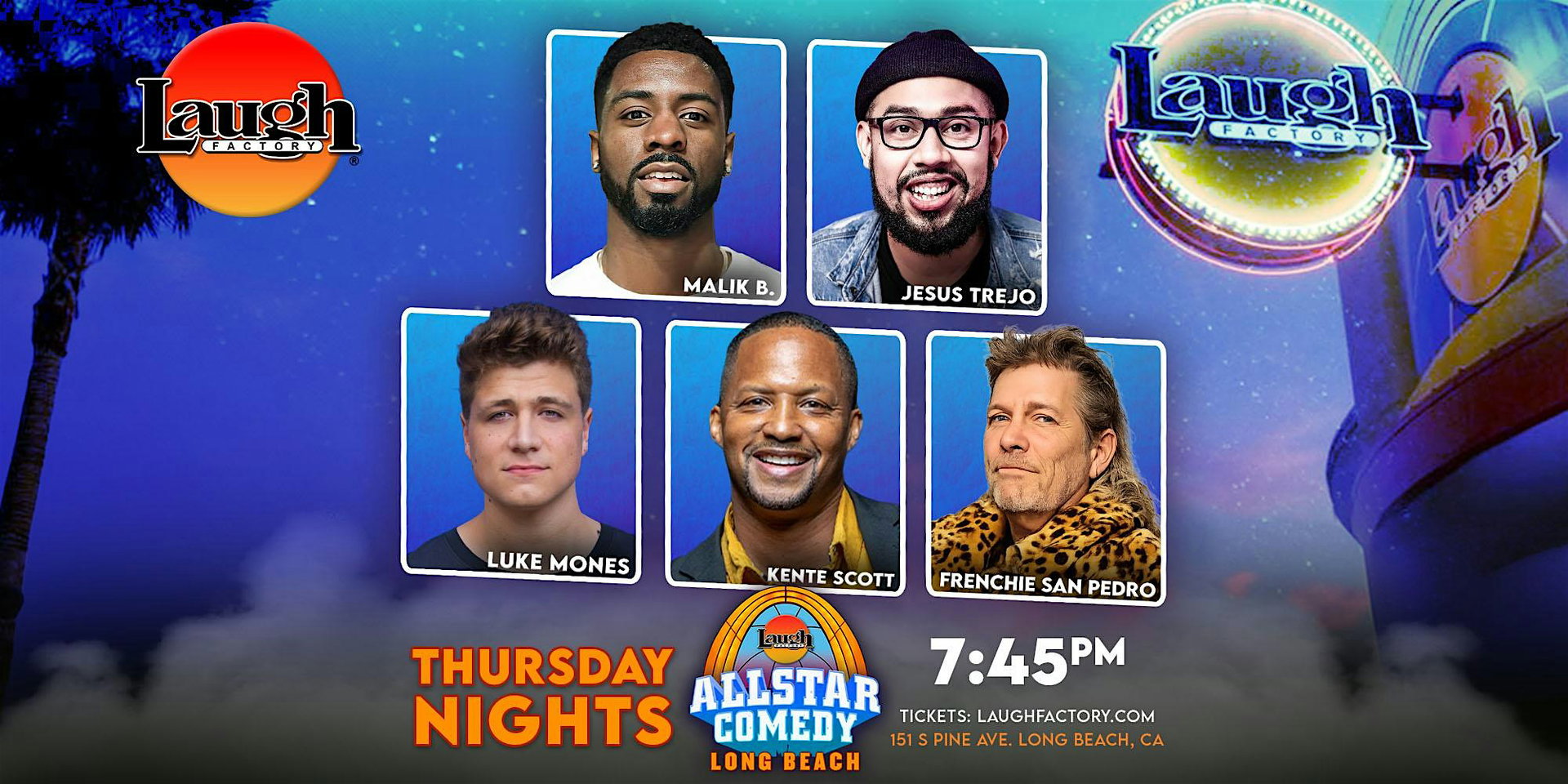 Thursday All-Star Comedy at The Laugh Factory Long Beach