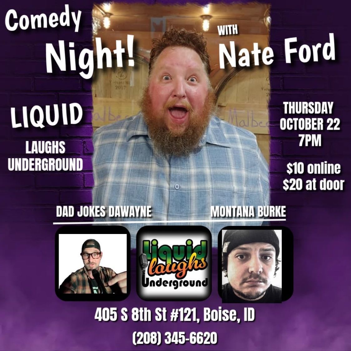 Comedy Night! at Liquid Laughs Comedy Club