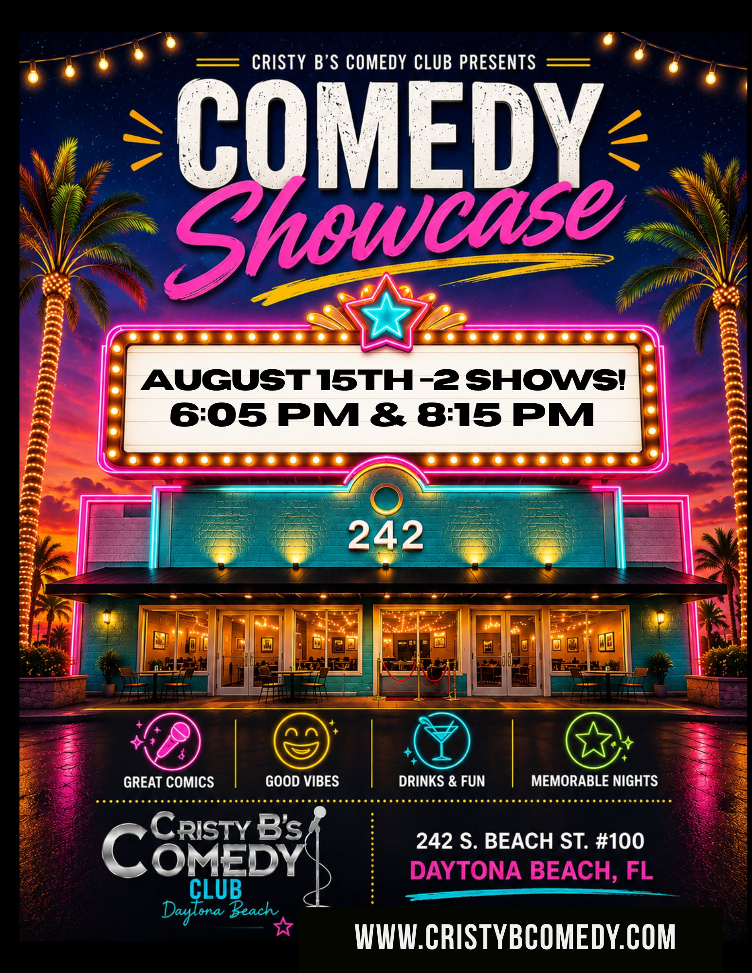 Comedy Showcase at Cristy B's Comedy Club
