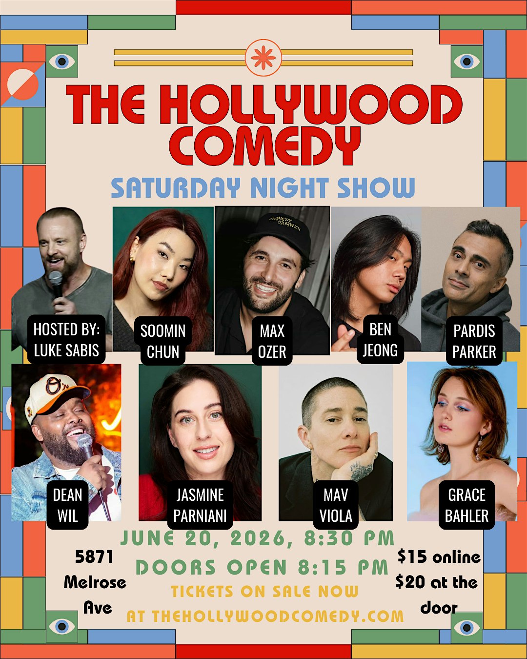 The Hollywood Comedy Saturday Night Show at The Hollywood Comedy