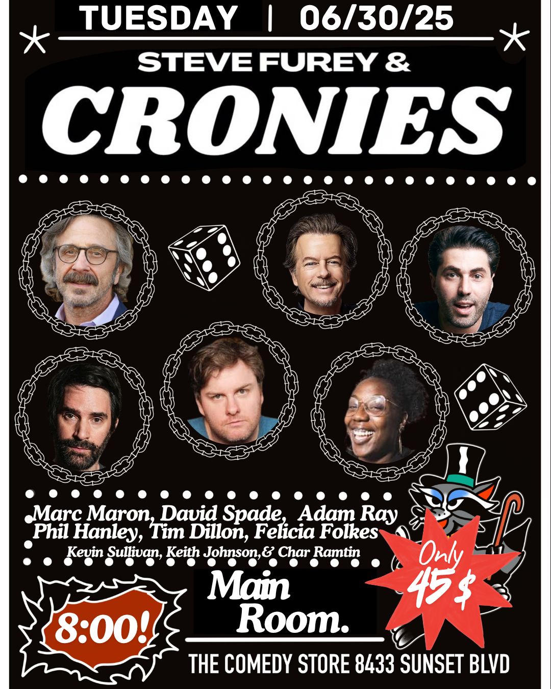 Steve Furey & Cronies at The Comedy Store