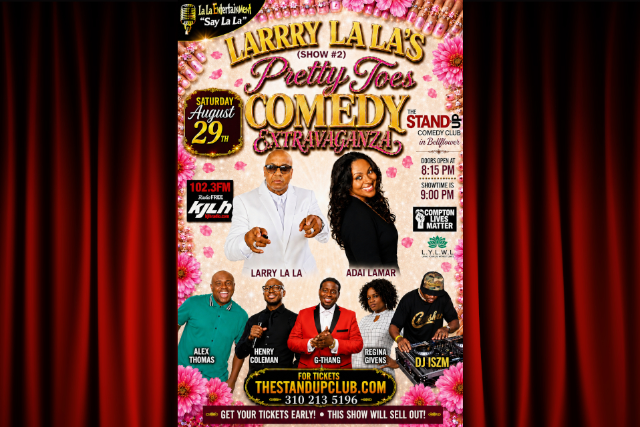 Larry La La's Pretty Toes Summer Komedy Jam at The Stand Up Comedy Club