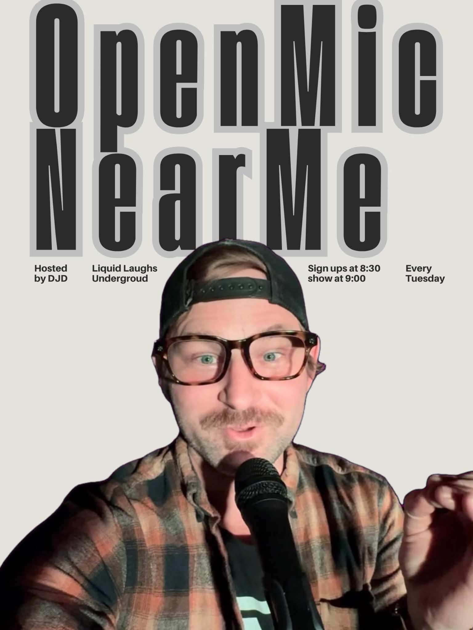 Open Mic Near Me at Liquid Laughs Comedy Club