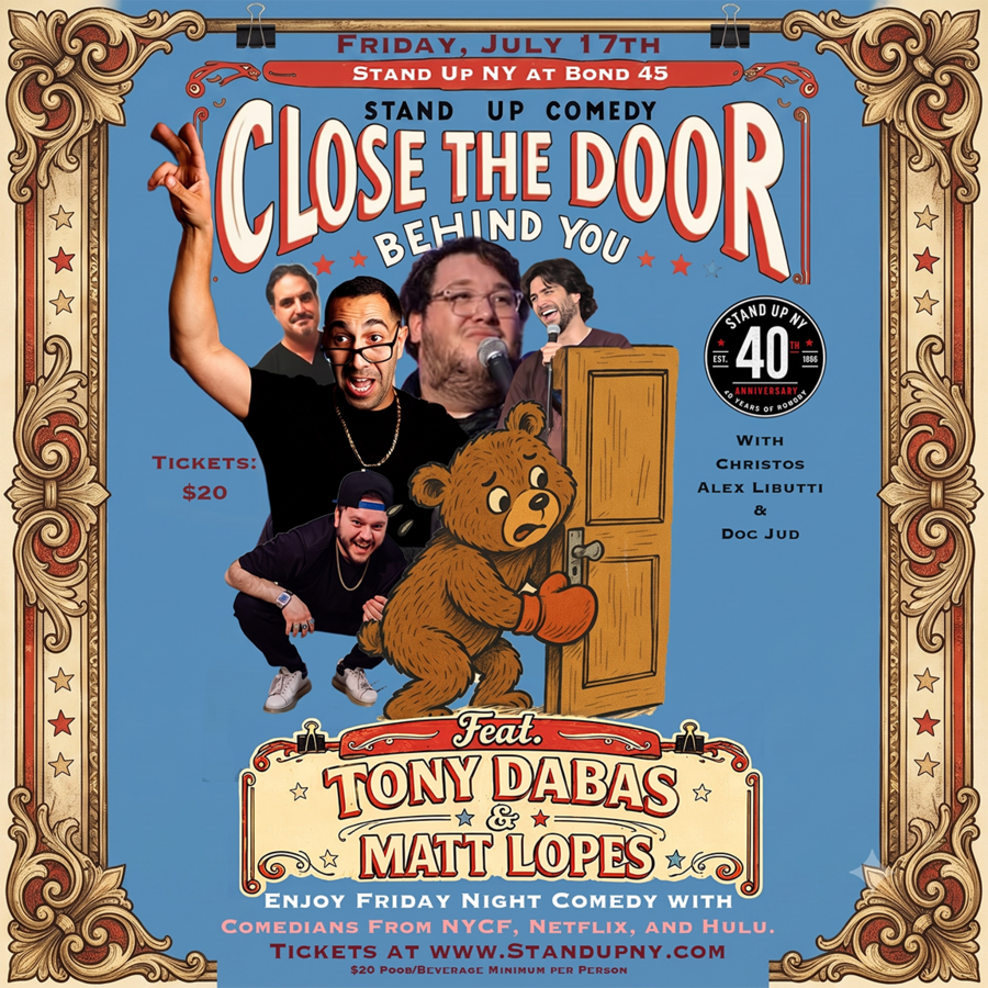 Close the Door Behind You at Stand Up NY