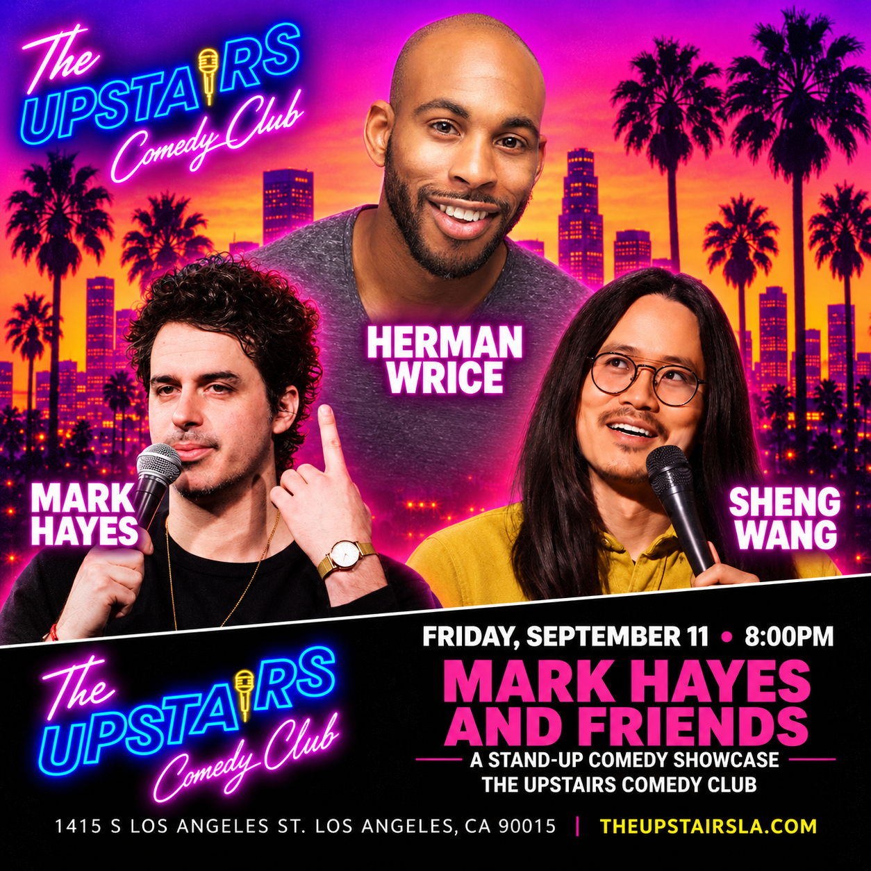 Mark Hayes and Friends at The Upstairs Comedy Club